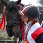 Luce Bentejac et Mon Nantano de Florys SL offrent à la France une médaille d'or individuelle en CCE, à Jaszkowo en 2011 - ph. Camille Kirmann