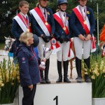 Pour la Grande-Bretagne à Jaszkowo en 2011, Graham Babes, Jessica Mendoza, Amy Inglis et Beth Vernon sont en or en CSO - ph. Camille Kirmann