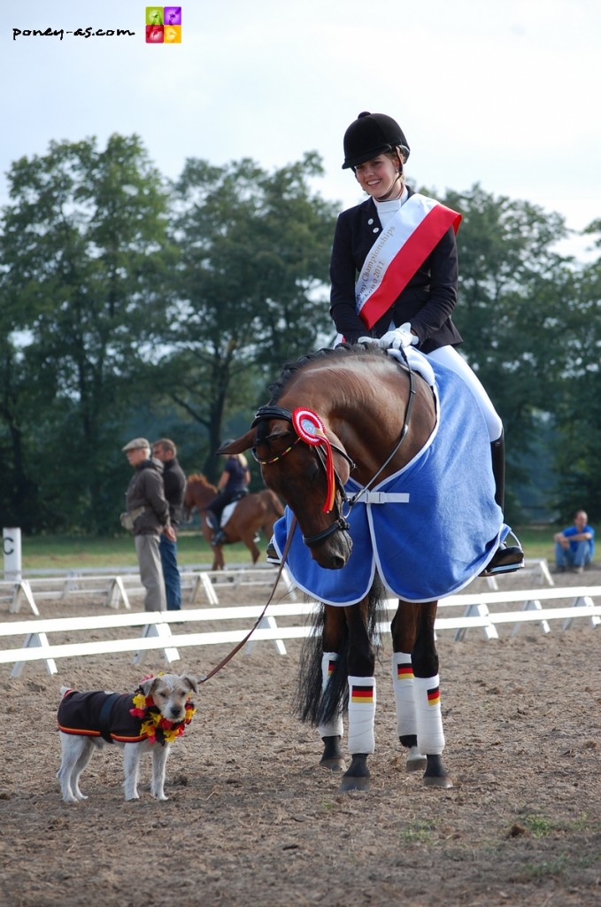 Lena Charlotte Walterscheidt et Lord Champion aux derniers championnats d'Europe - ph. Camille Kirmann