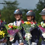 Podium par équipes. Les Bleux en or !! - ph. Pauline Bernuchon