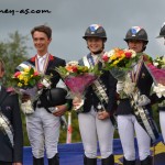 Podium par équipes. Les Bleux en or !! - ph. Pauline Bernuchon