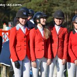 Annestine, Benedikte, Clara et Anne Kristine avec Trier Kjoller - ph. Camille Kirmann