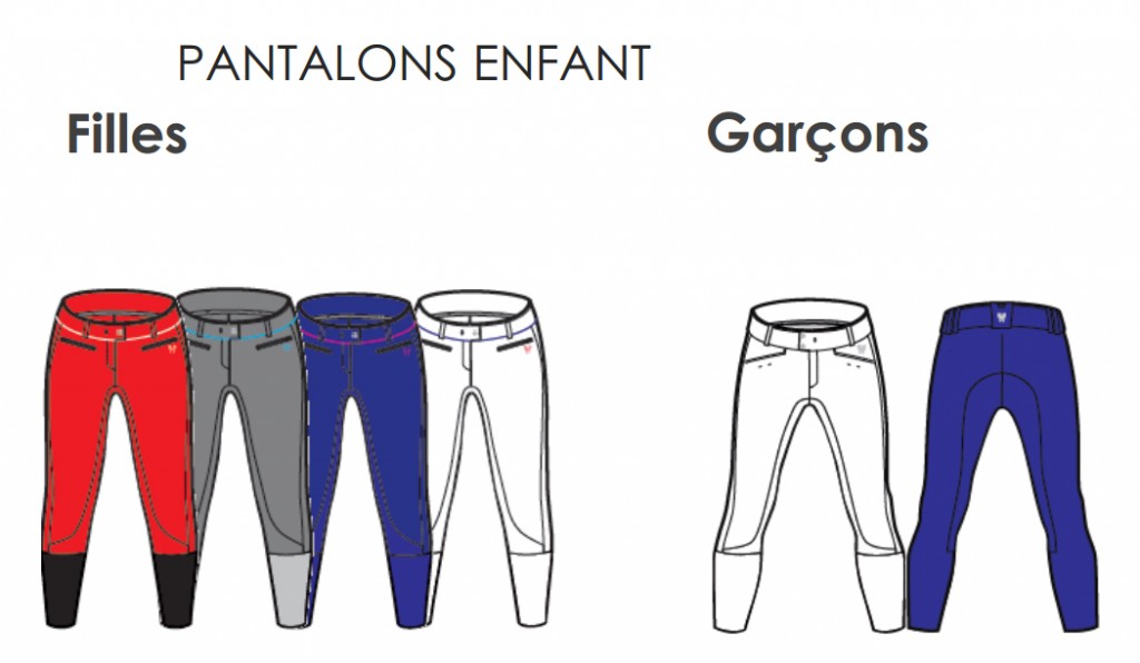 Gamme Junior Horse Pilot - pantalons