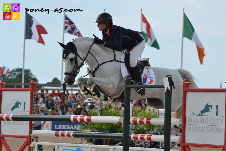 Victoria Tachet et Rexter d'Or aux championnats d'Europe de Malmö - ph. Pauline Bernuchon