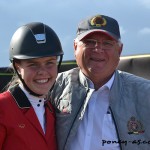 Zara Poels et l'entraineur de l'Çquipe de Belgique Jean-Jacques Mathijs - ph. Pauline Bernuchon