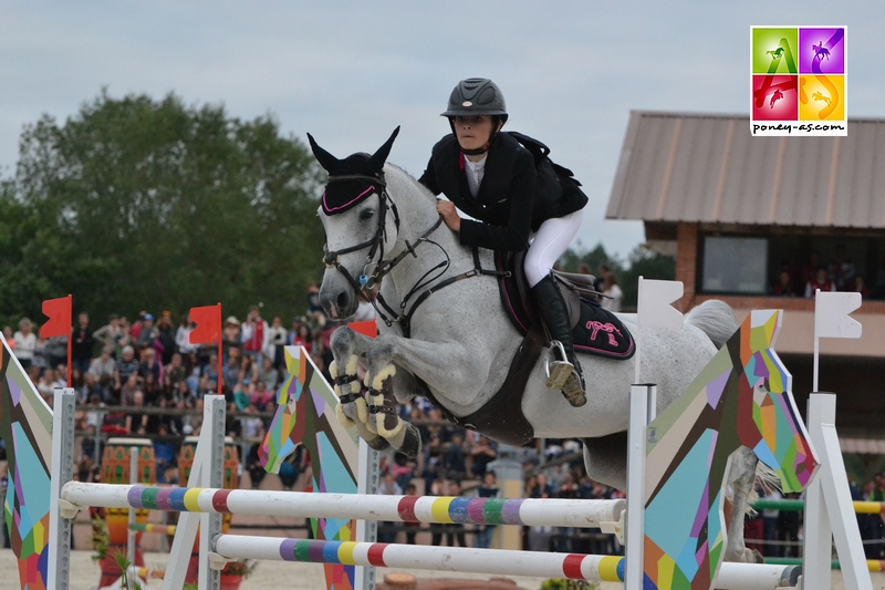 Au pied du podium en 2016. Quibel et Sara repartent avec la 4e place des championnats de France As Excellence - ph. Pauline Bernuchon