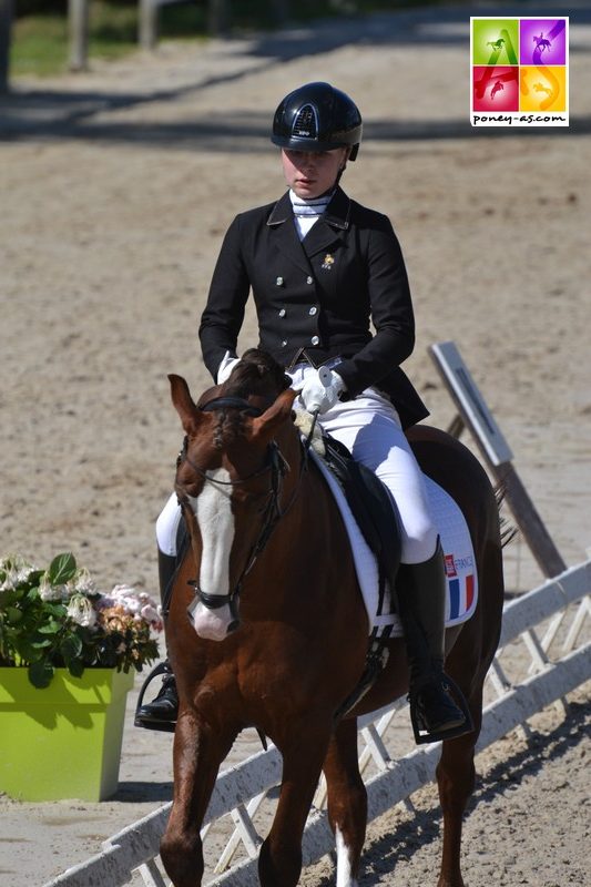 Léana Capy (Fra) et Olywood de Blonde - ph. Pauline Bernuchon