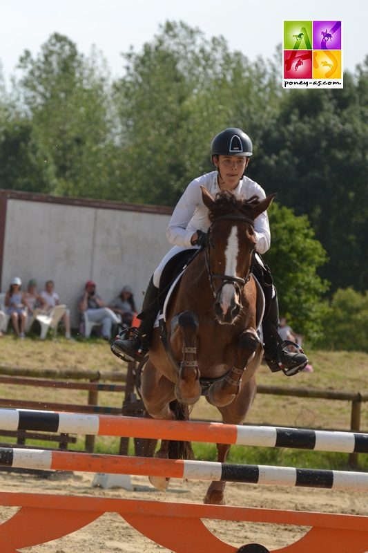 Première victoire cette saison pour Alban et Olympe signée ce week-end à Tours Mettray - ph. Pauline Bernuchon