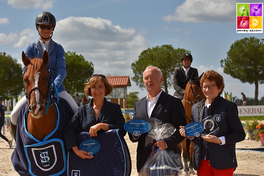 Babouche de Tatihou sous la selle de Jennifer Pardanaud est champion des 6 ans D - ph. Pauline Bernuchon