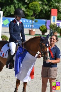 Liloï et sa coach Sophie Lemoine - ph. Pauline Bernuchon