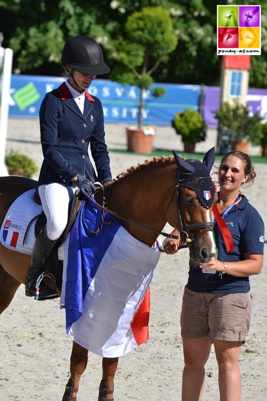 Liloï et sa coach Sophie Lemoine - ph. Pauline Bernuchon