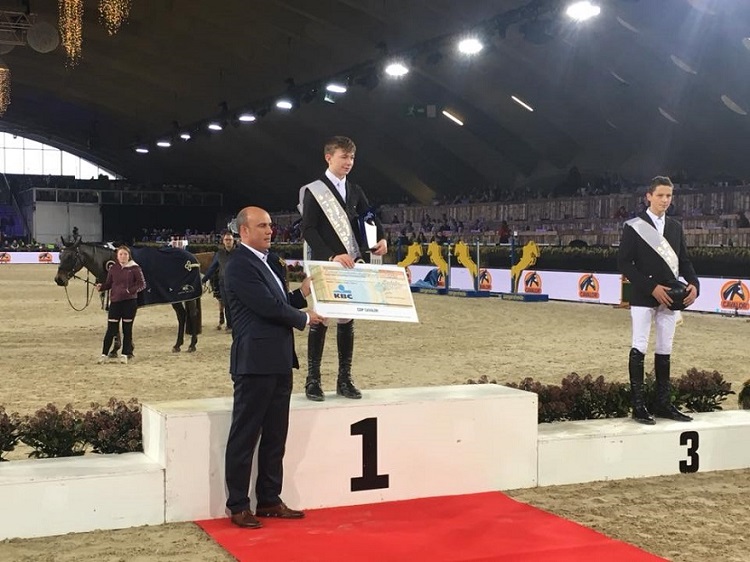 Seamus Hugues-Kennedy remporte le FEI PJT 2017 avec Cuffesgrange Cavalidam - ph. coll. famille Kennedy