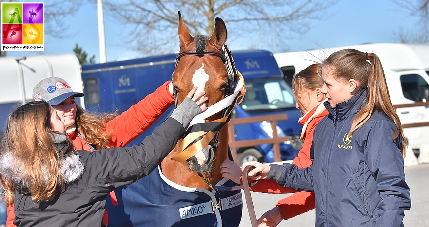 Quabar des Monceaux et Romane Orhant - ph. Poney As