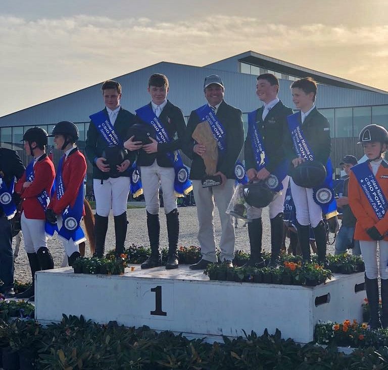 L'équipe d'Irlande gagnante de la Coupe des nations - ph. www.horsesportireland.ie