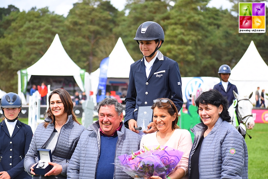 Raphaël Sales, ici au BIP (meilleur cavalier du CSIP), remporte la Vitesse et l'As Excellence de Pompadour avec Quolibri de l’Etivant - ph. Poney As