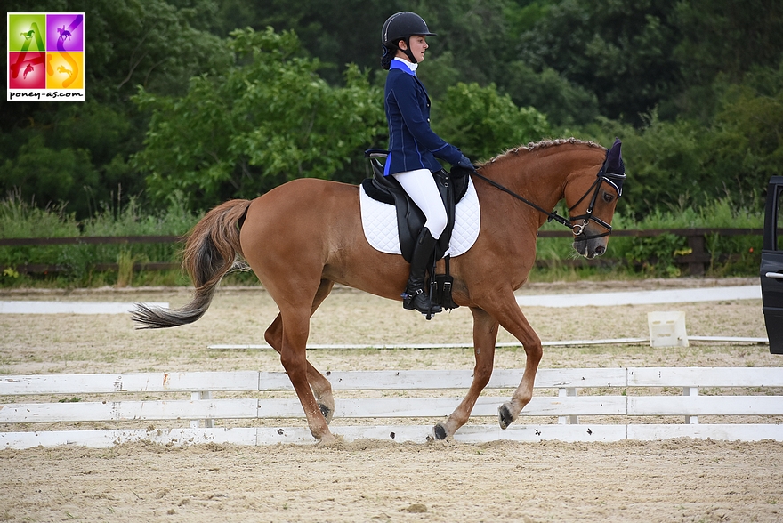 Claire Barnaud et Nanouchka de Swan - ph. Poney As