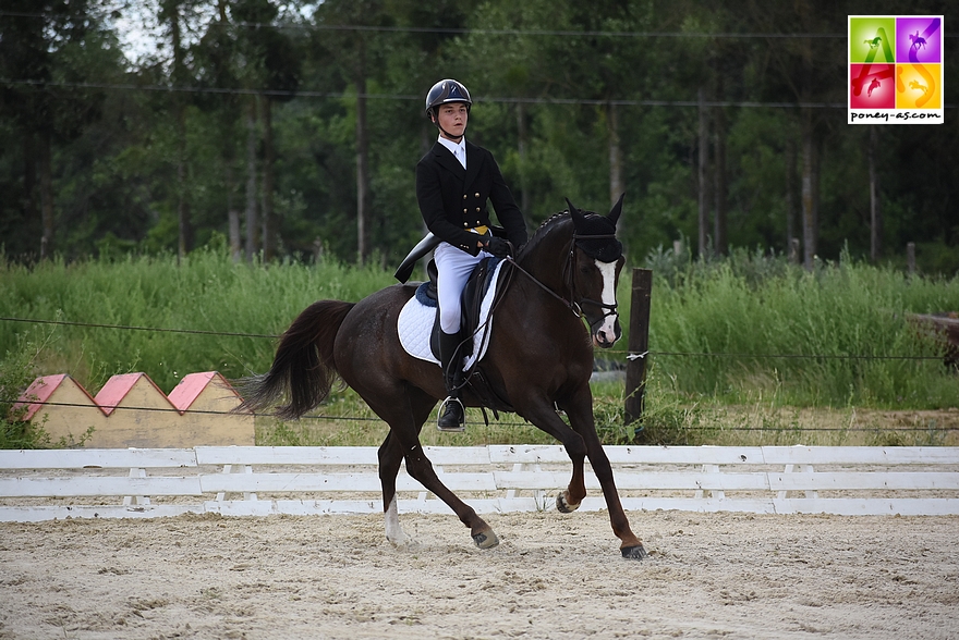 Gaétan Couzineau et Perle du Boisdelanoue - ph. Poney As