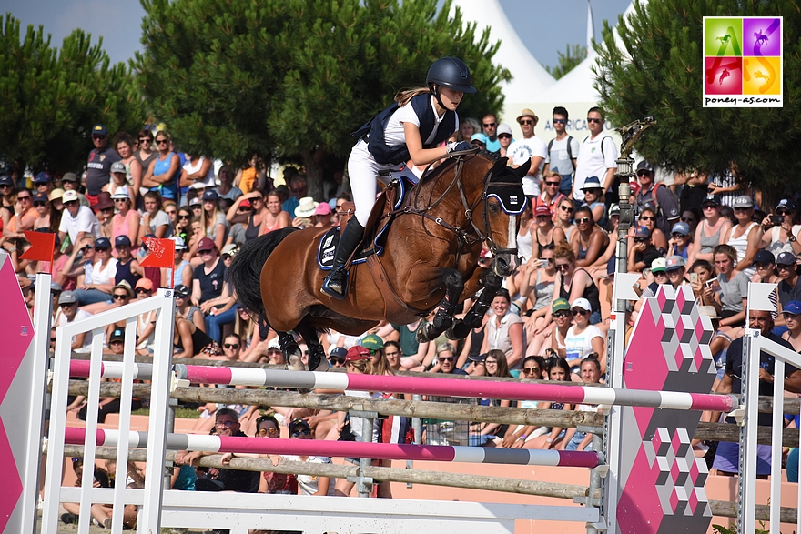 Romane Orhant et Quabar des Monceaux - ph. Poney As