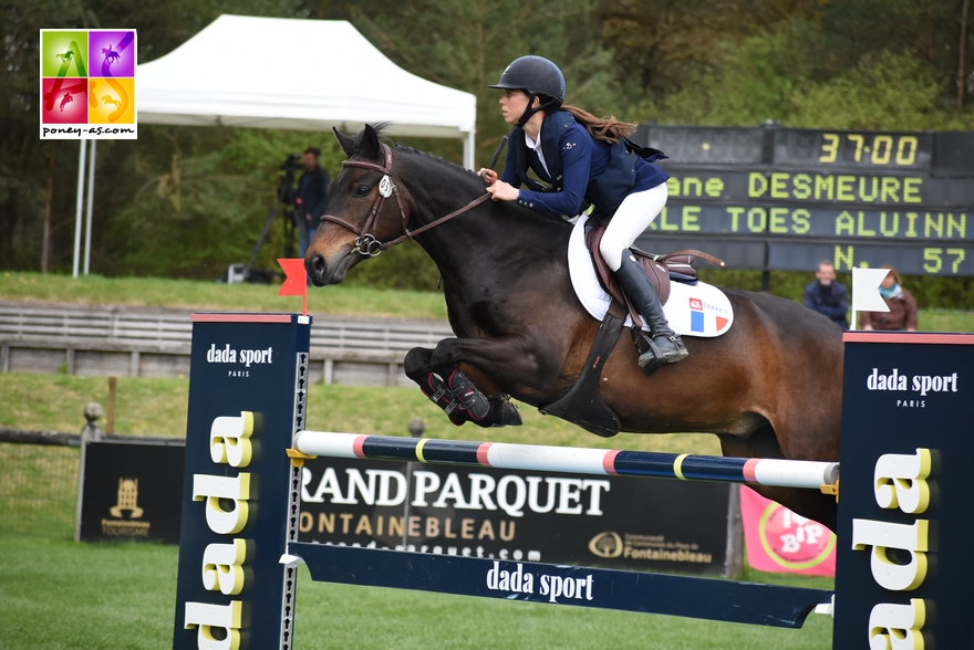 Léane et Twinkle Toes Aluinn sur le Grand Prix du CSIOP de Fontainebleau - ph. Poney As