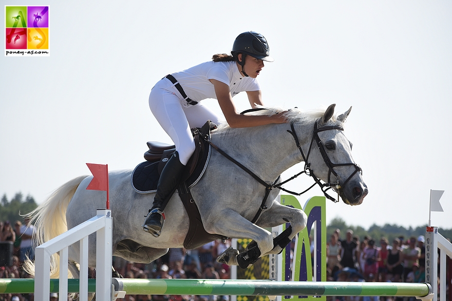 9e : Liz Humet et Titou des Etisses - 8+4+12+4 - ph. Poney As