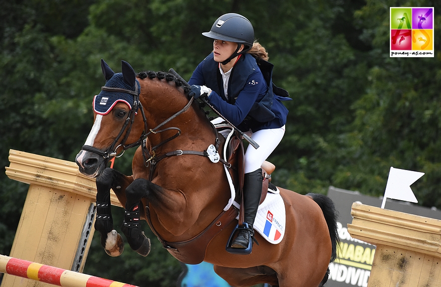 Romane Orhant et Quabar des Monceaux - ph. Poney As