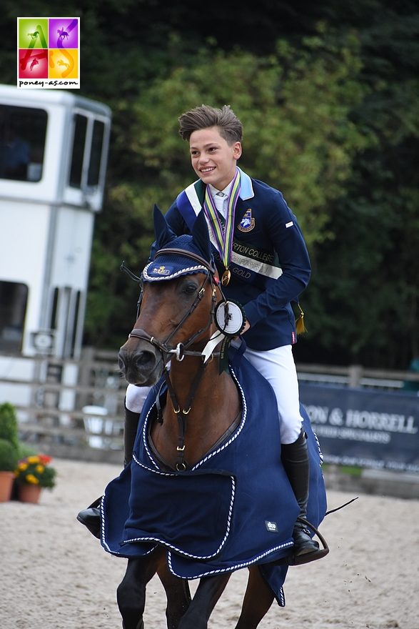 Ingemar Hammarström (Se) et Océan des As sont sacrés champions d'Europe - ph. Poney As