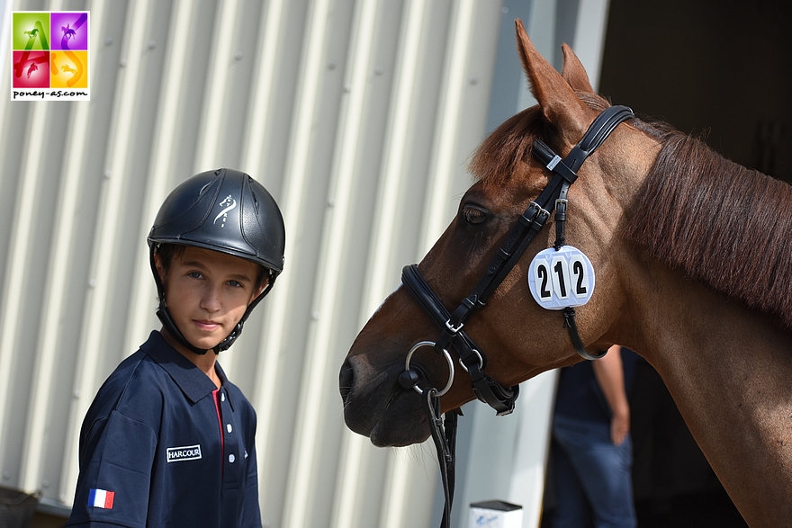 Jonas de Vericourt et Vidock de Berder - ph. Poney As