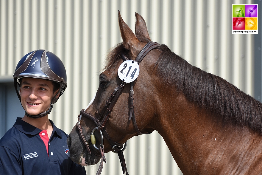 Gaétan Couzineau et Perle du Boisdelanoue - ph. Poney As