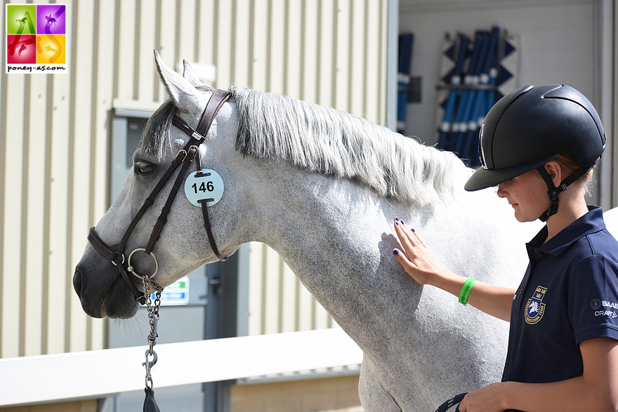 Fanny Kullmyr (Swe) et Vox Pop de l’Aulne - ph. Poney As