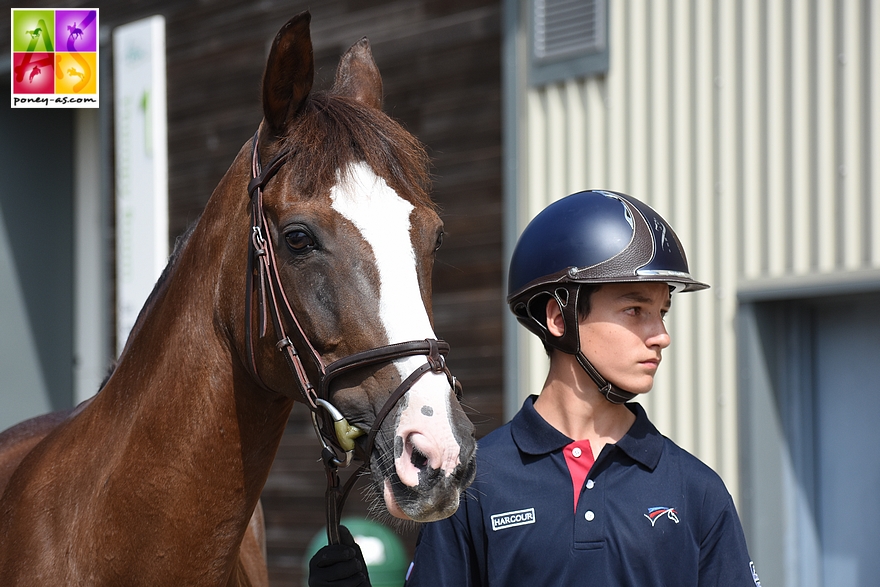 Gaétan Couzineau (Fra) et Perle du Boisdelanoue - ph. Poney As