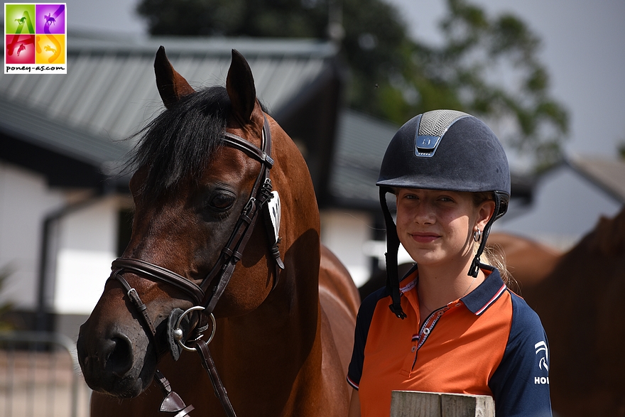 Pam Nieuwenhuis (Ned) et Zeppe van de Ijsseldijk - ph. Poney As