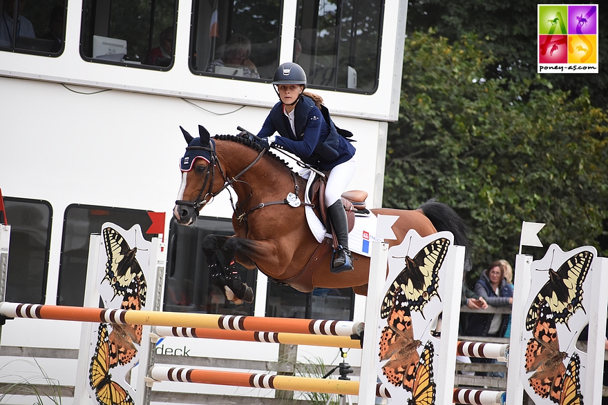 Romane Orhant et Quabar des Monceaux - ph. Poney As