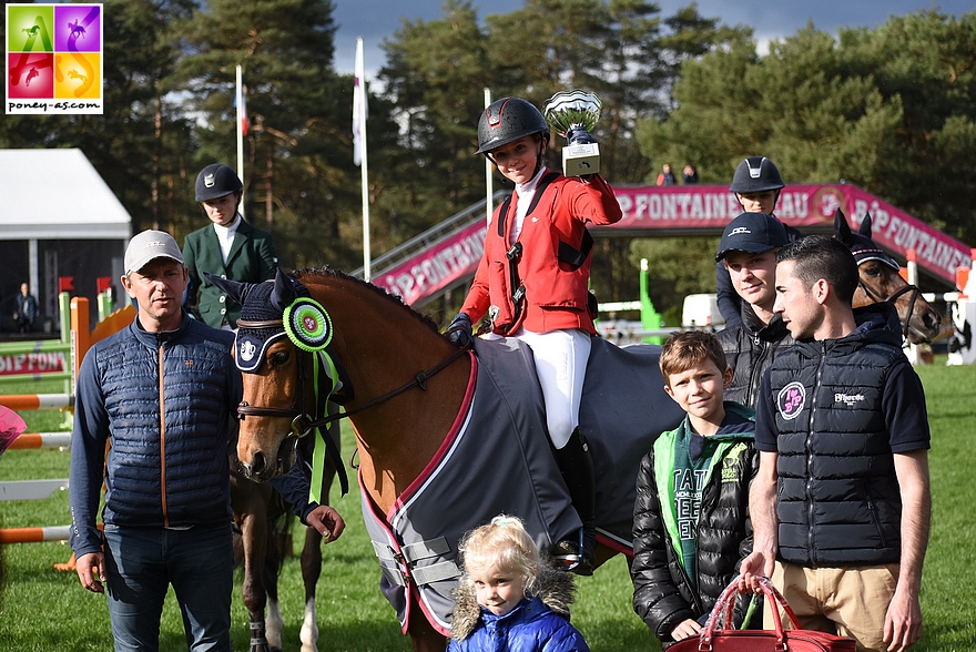 Charlotte Slosse et Rubis d'Epuisay avaient gagné une épreuve du CSIP en avril dernier ! - ph. Poney As