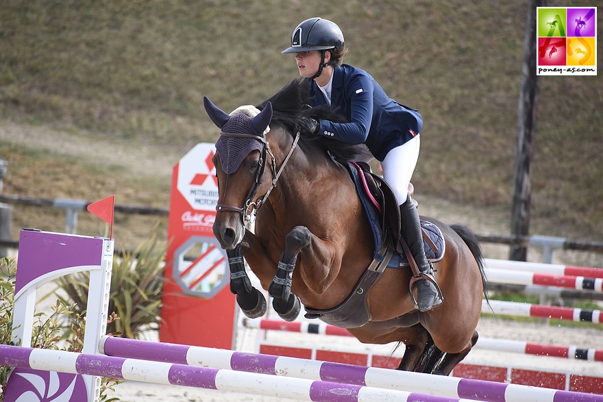 Lou Morali et Berlioz d’Henann - ph. Poney As