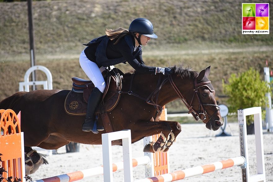 Romane Orhant et Aquina d’Elle - ph. Poney As