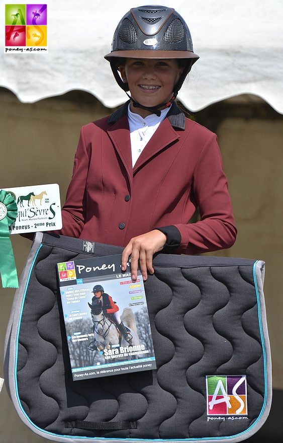 Zoé Tisseron, récompensée l'an passé par Poney As, est de nouveau en lice à Niort - ph. Poney As