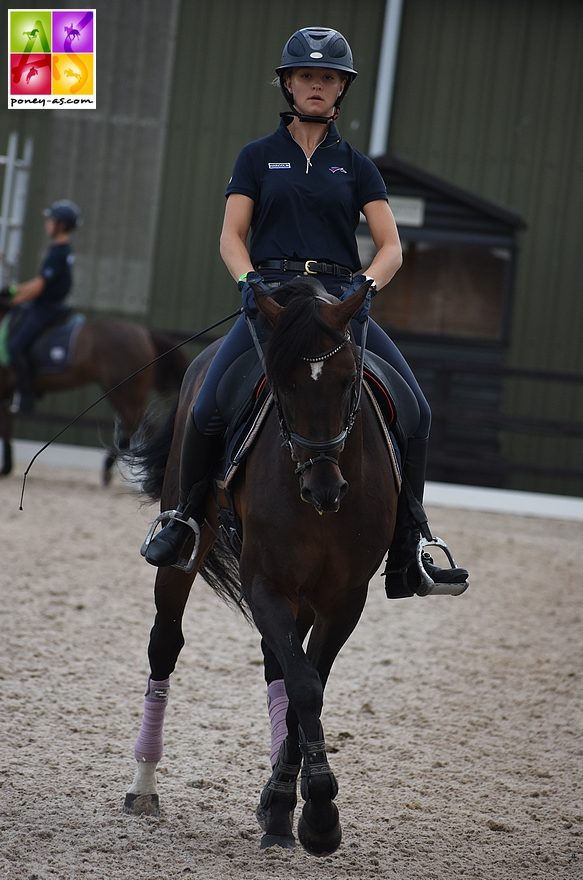 Lisa Gualtieri et O Ma Doué Kersidal feront leur rentrée à Fontainebleau, dans 10 jours - ph. Poney As