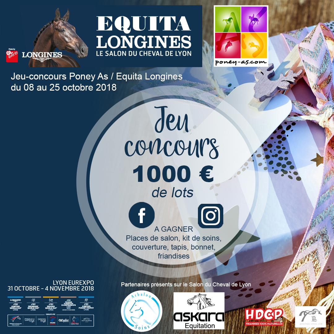 Jeu-concours Poney As / Equita Longines de Lyon