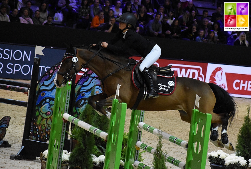 Shaunie Greig et Casino Royal sont 2e - ph. Poney As