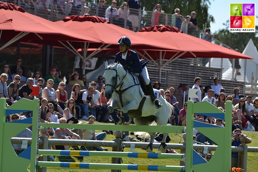 Jimmerdor et Mégane Moissonnier aux championnats d'Europe de Fontainebleau - ph. Poney As