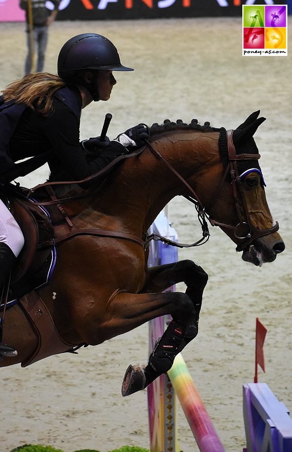 Romane Orhant et Quabar des Monceaux - 4+0 - ph. Poney As