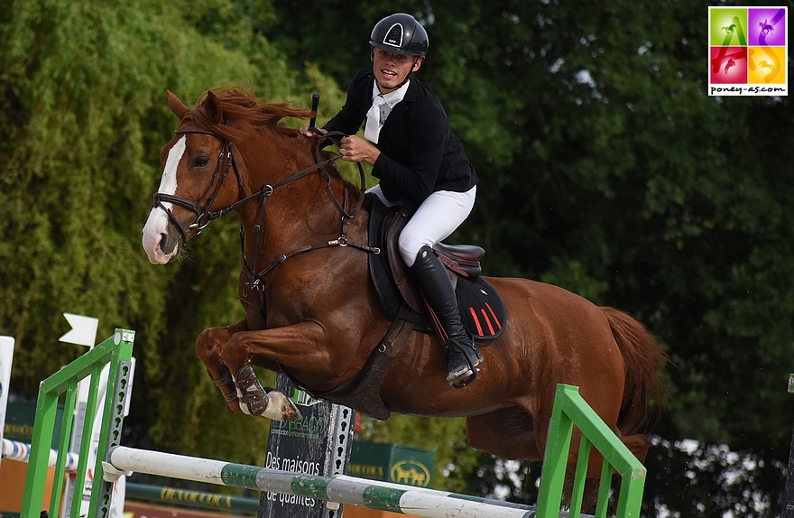 Tony Aquino et Athéna du Roc - ph. Poney As