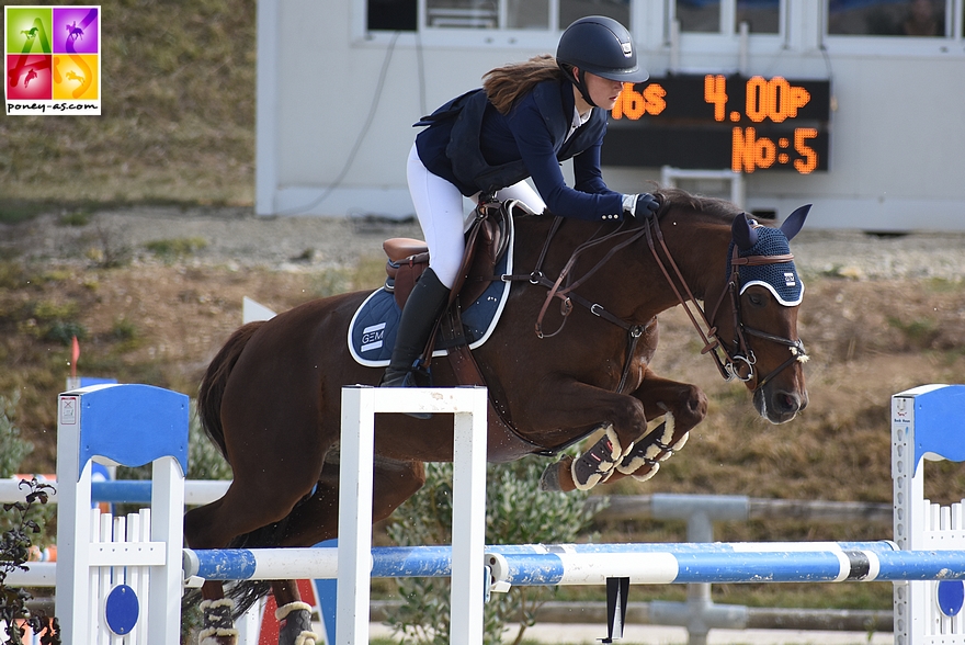 Romane Orhant et Aquina d'Elle - ph. Poney As