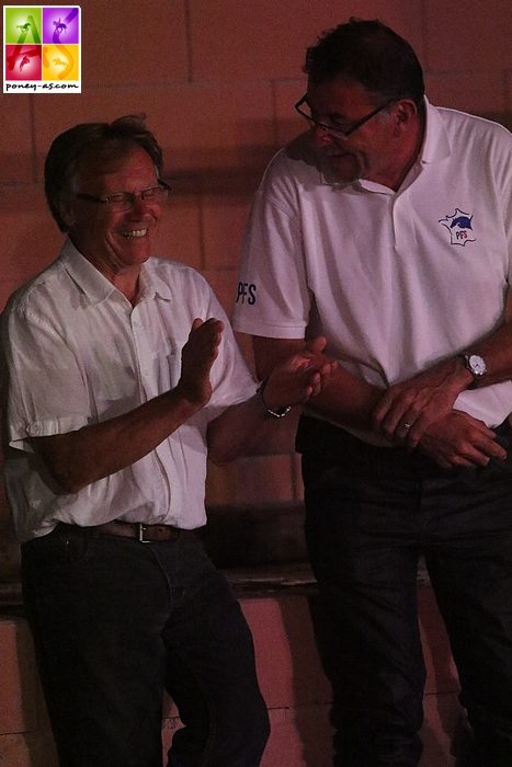 Jean Drexler à gauche, Jean-Louis Laurent à droite. L'ancien et l'actuel trésorier de l'ANPFS - ph. Poney As