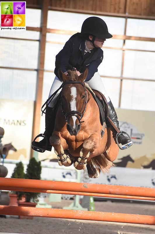 Perrine Pottier et Ultralinaro de Layaye, 4e - ph. Poney As