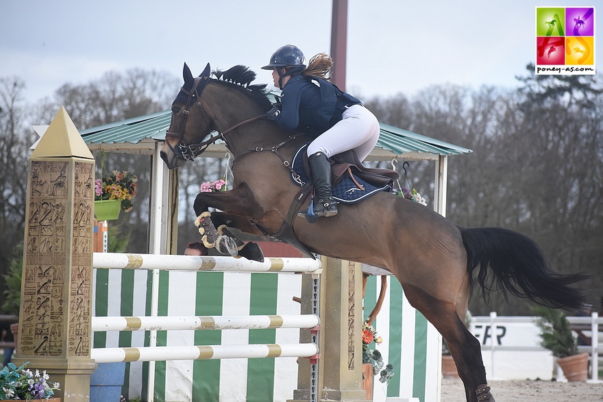 Garance Berhouet de Beaupuis et Tequila des Monts - ph. Poney As