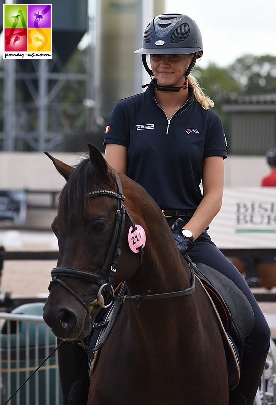 Lisa Gualtieri et O Ma Doué Kersidal, en tête après le dressage du GP de Pompadour - ph. Poney As