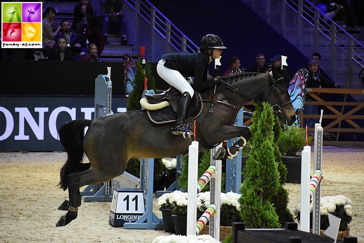 Louise Sadran et United des Islots, dans le Grand Prix du CSIP de Lyon - ph. Poney As