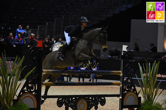 Louise Sadran et United des Islots sont engagés sur la TDA de Montpellier ce week-end - ph. Poney As