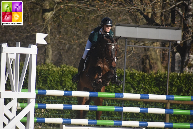 Troisième succès consécurtif à Pompadour pour Lisa Gualtieri et O Ma Doué Kersidal - ph. Poney As